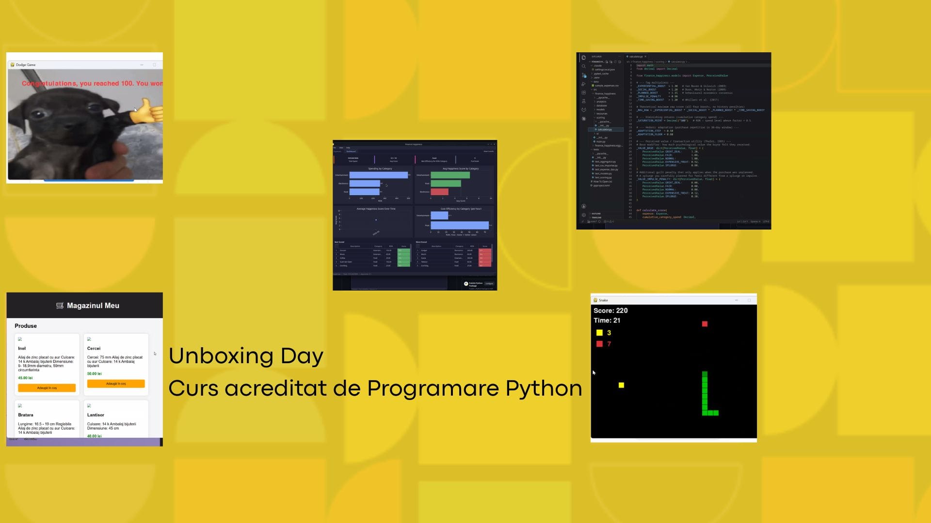 Unboxing Day Curs acreditat de Programare Python (1)