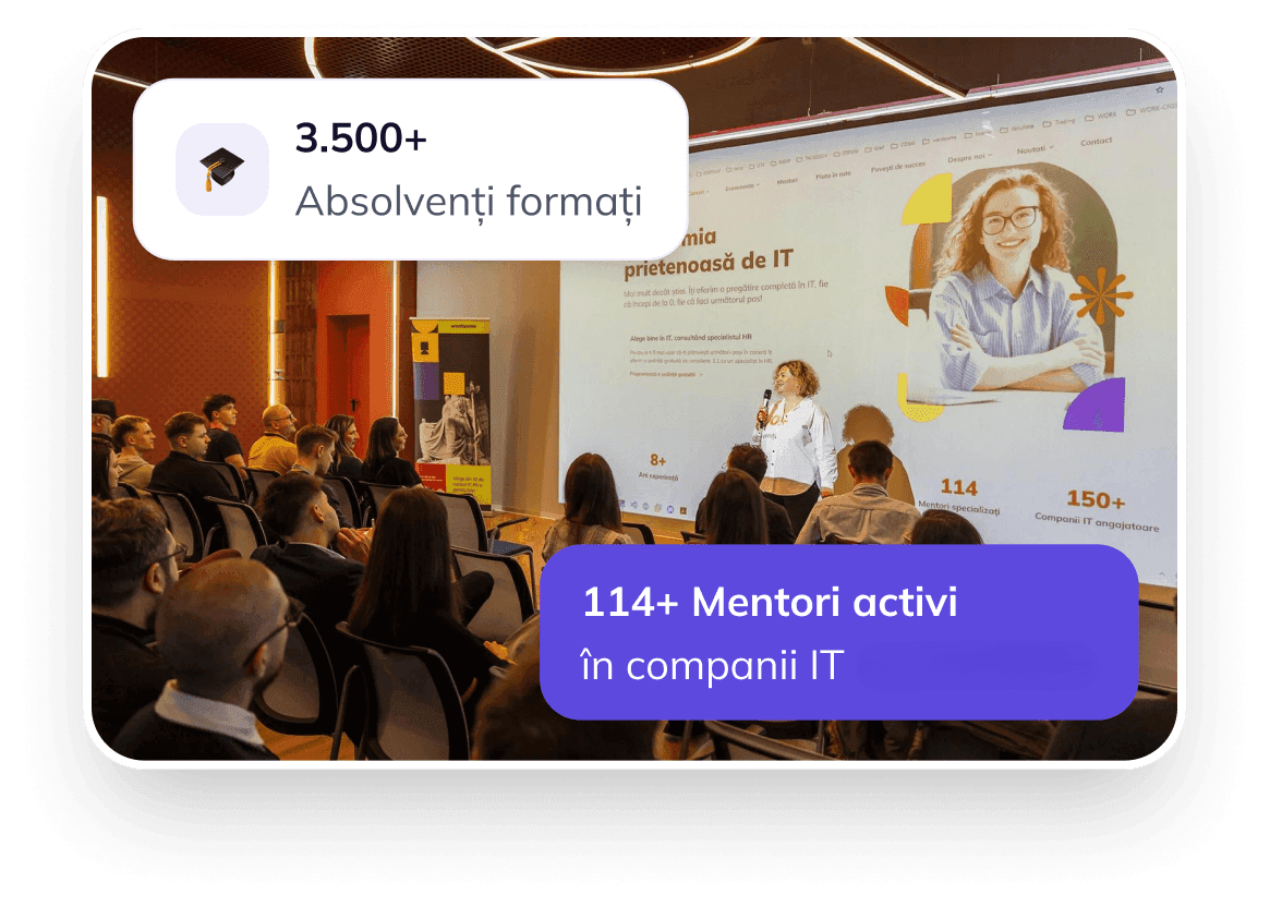 Academia prietenoasă de IT Wantsome - mentori și absolvenți