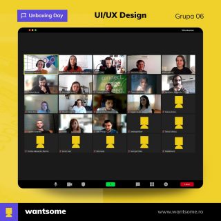 Unboxing Day cu grupa 6 de UI/UX Design