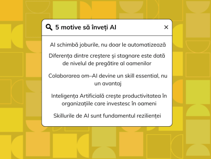 5 motive să înveți AI